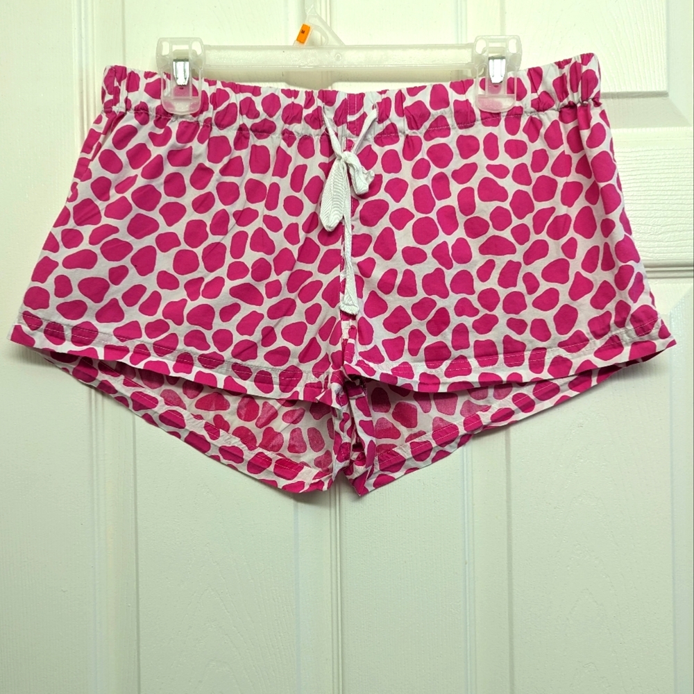 J.Crew Pink Animal print pajama shorts - Picture 2 of 6